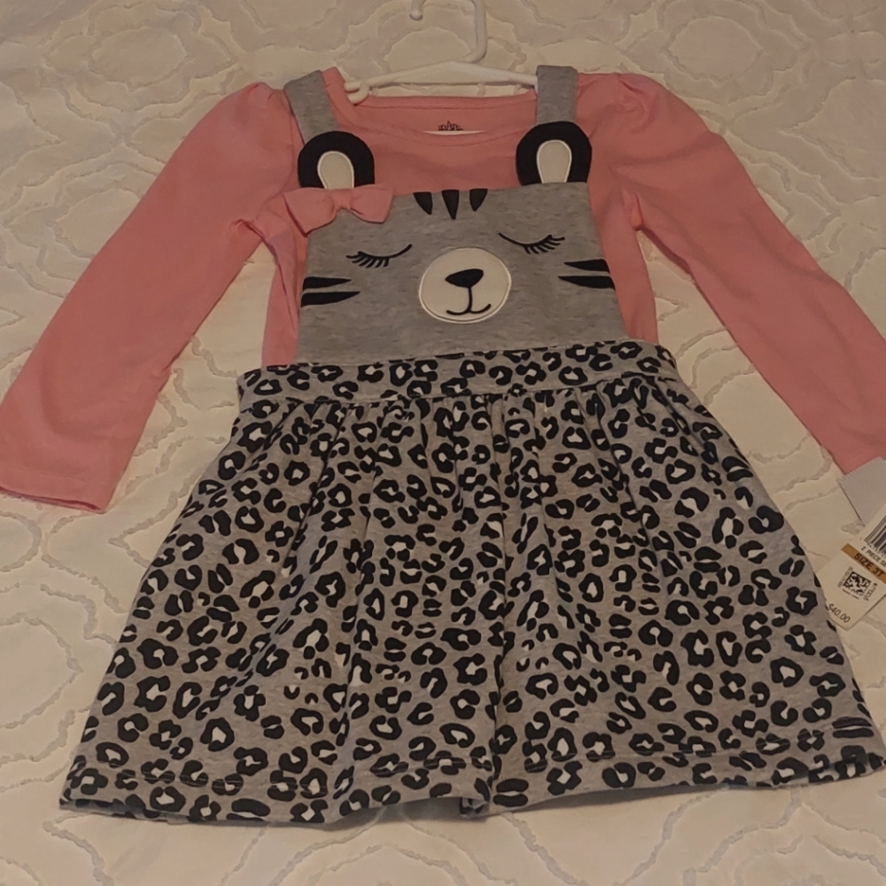 Kids Headquarters 3T 2 Piece Dress Set